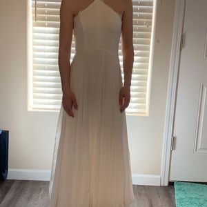 Lulu white prom dress